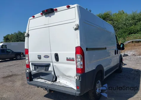 2018 Ram Promaster 1500 High Roof 136 Wb from USA, damaged, VIN 3C6TRVBG4JE118708